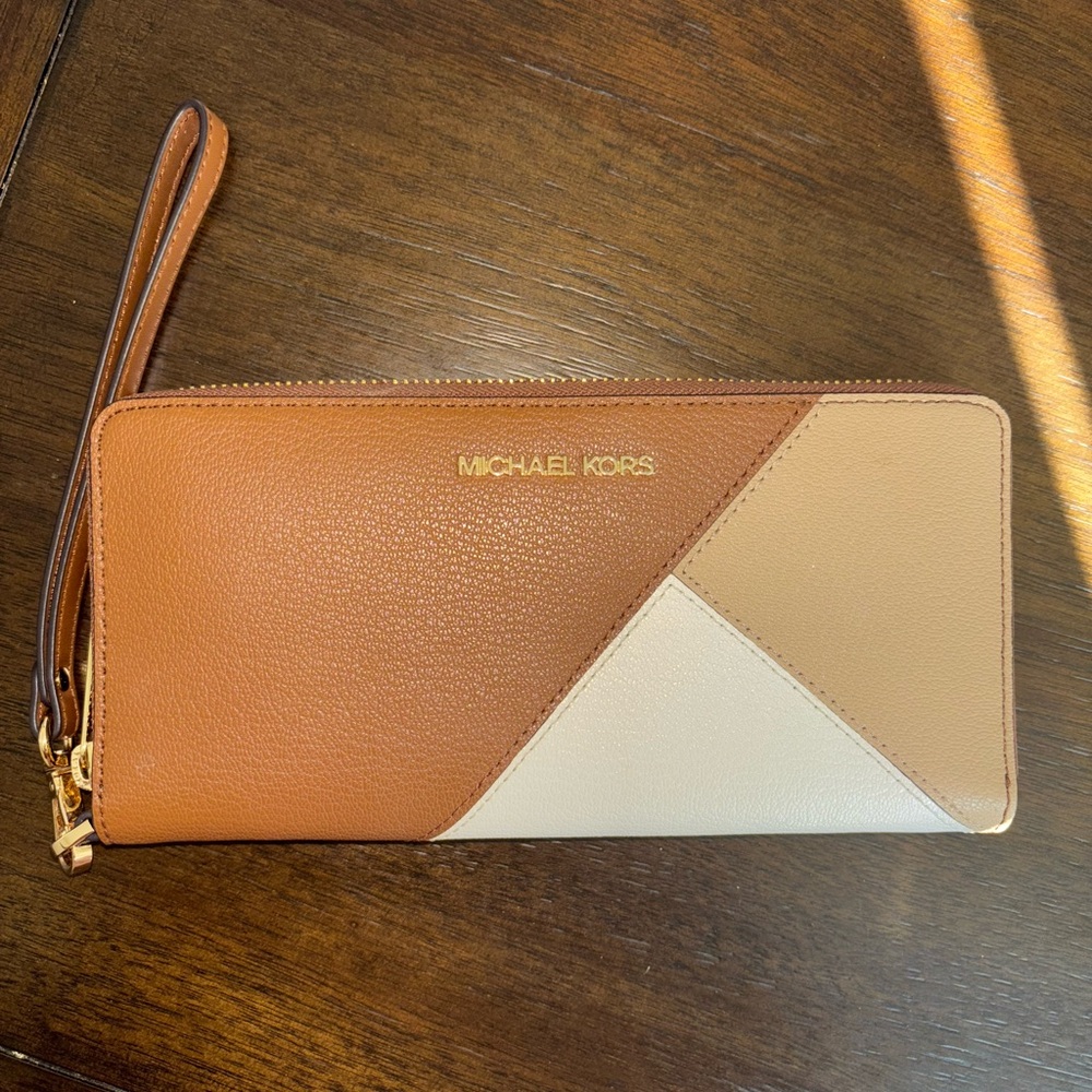 Michael Kors Tri-Color Leather Wallet